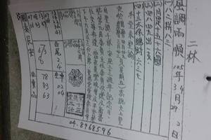 4/2 二林~六合彩參考