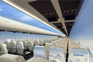 全球首架「全透明飛機」，妳敢坐嗎？　：「亂流也太真實，我可能會在飛機上尿褲子吧」 