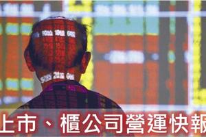 12/6上市、上櫃企業營運快報