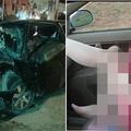 3車追撞1死8傷，警方調查後竟發現小轎車內情侶當時正在那樣...女生情緒之下做了「一件事」釀成悲劇！
