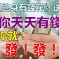 今天農曆十一月十八！一曲《終身有錢花》送給你！祝你財源滾滾，天天有錢花！打開你就！發！發！發！