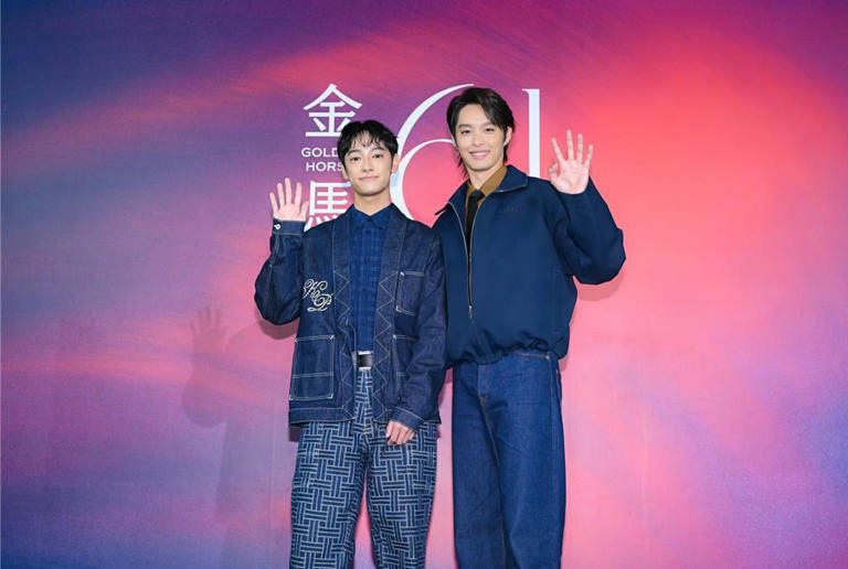 劉修甫(左)、曹佑寧主演電影《刺心切骨》12日在金馬影展進行首映。(圖/金馬執委會提供) 劉修甫(左)、曹佑寧主演電影《刺心切骨》12日在金馬影展進行首映。(圖/金馬執委會提供)