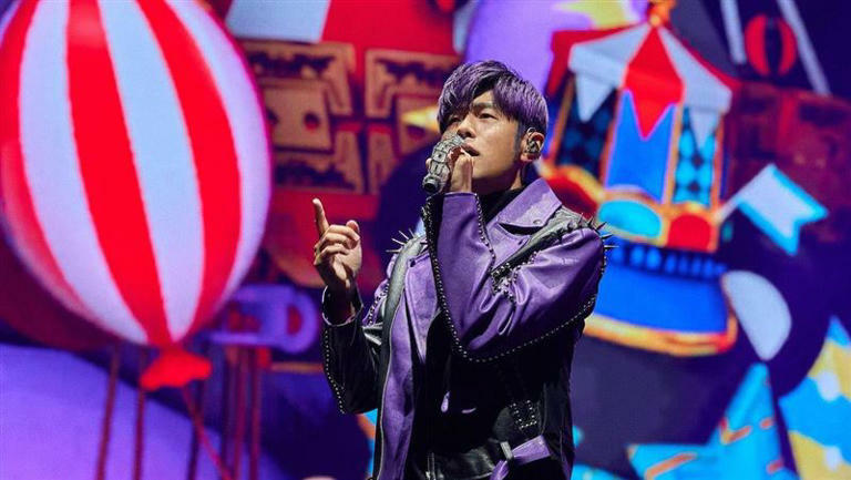 周杰倫登上台北大巨蛋開唱。(圖/杰威爾提供) 周杰倫登上台北大巨蛋開唱。(圖/杰威爾提供)