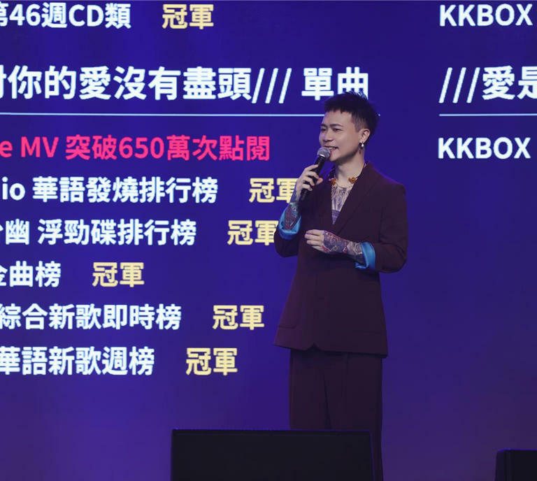 蕭秉治新專輯《完人》數位一上架就攻佔KKBOX即時榜。(相信音樂提供) 蕭秉治新專輯《完人》數位一上架就攻佔KKBOX即時榜。(相信音樂提供)
