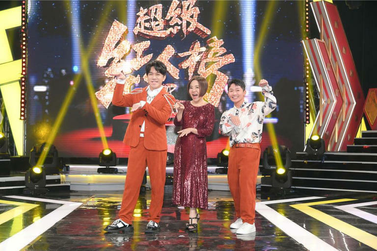 許志豪(左起)、于美人、蔡昌憲29日出席《超級紅人榜》錄影。(三立提供) 許志豪(左起)、于美人、蔡昌憲29日出席《超級紅人榜》錄影。(三立提供)