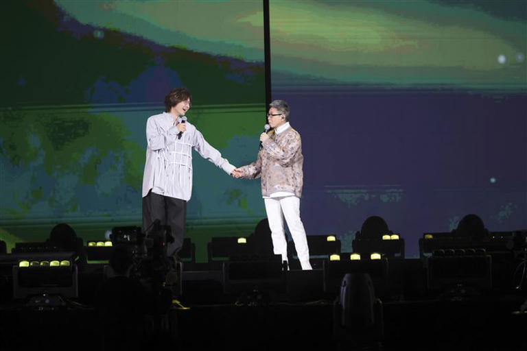 民歌五十演唱會,林隆璇與丁曉雯演出。(圖/中華音樂人交流協會) 民歌五十演唱會,林隆璇與丁曉雯演出。(圖/中華音樂人交流協會)