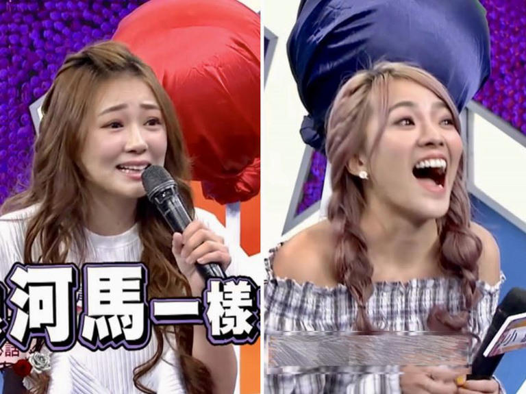 ㄚ頭曾在節目中小優「嘴巴跟河馬一樣大」。(圖/翻攝自YouTube-綜藝大熱門頻道) ㄚ頭曾在節目中小優「嘴巴跟河馬一樣大」。(圖/翻攝自YouTube-綜藝大熱門頻道)