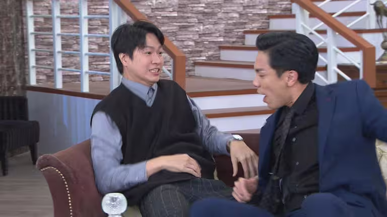 黃少谷(左)去年曾演出八點檔《愛的榮耀》。(圖/民視提供) 黃少谷(左)去年曾演出八點檔《愛的榮耀》。(圖/民視提供)