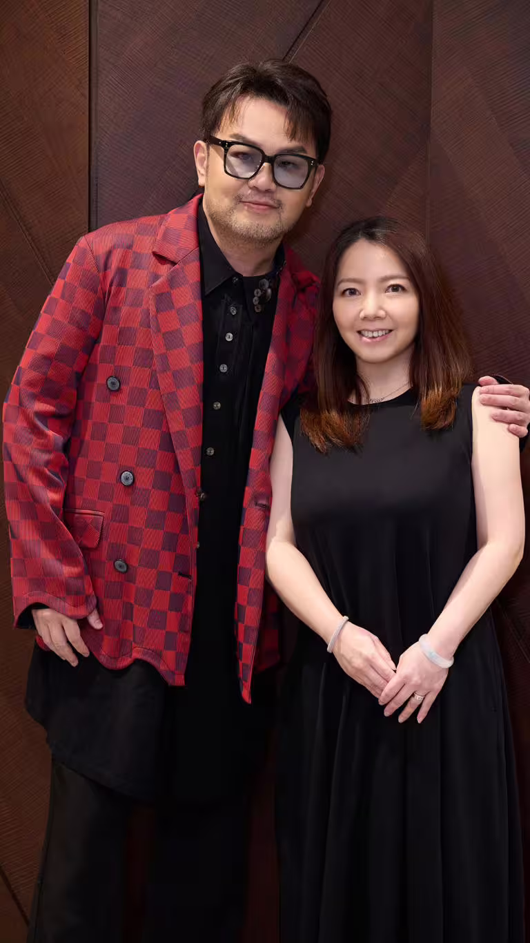 蘇震洋跟老婆一起吃素。(圖/綵星娛樂提供) 蘇震洋跟老婆一起吃素。(圖/綵星娛樂提供)