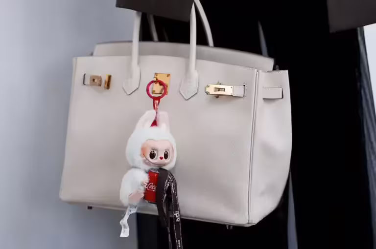 ▲泡泡瑪特(POP MART)旗下IP角色「Labubu」紅遍全球,隨著人氣高漲更面臨供不應求的情況。(圖/路透社/達志影像) ▲泡泡瑪特(POP MART)旗下IP角色「Labubu」紅遍全球,隨著人氣高漲更面臨供不應求的情況。(圖/路透社/達志影像)