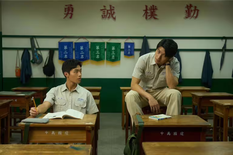 電影《進行曲》8月29日正式上映,由牧森(左)、劉育仁等新生代演員主演。( 未來進行曲提供) 電影《進行曲》8月29日正式上映,由牧森(左)、劉育仁等新生代演員主演。( 未來進行曲提供)
