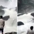 為拍美照！23歲男「掉進瀑布」一瞬間被沖走　友人錄下最後恐怖瞬間