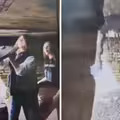 2少女闖廢墟砸石牆　天花板瞬間崩塌慘了