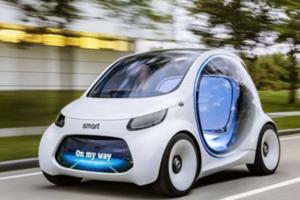 奔馳Smart概念車專注城市交通共享和定製