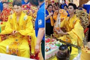 廟裡發現天菜超帥乩童！「大咖身分被起底」私下模樣曝光　女信徒暴動：突然需要祭改