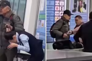女地勤遭劫持!大叔1招機智奪刀制服 超狂職業被起底 女地勤遭劫持!大叔1招機智奪刀制服 超狂職業被起底