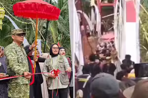 吊橋剛剪綵就斷裂 50人正通行!傷亡情況曝 吊橋剛剪綵就斷裂 50人正通行!傷亡情況曝