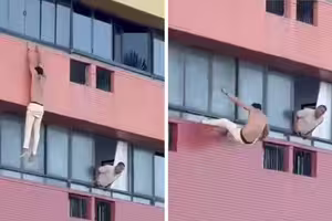 疑偷吃人妻被抓包!小王高樓爬窗 手一滑慘了 疑偷吃人妻被抓包!小王高樓爬窗 手一滑慘了