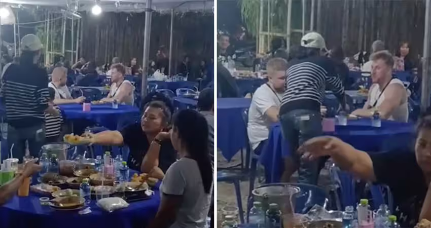 喪禮辦桌以為路邊攤！外國遊客「坐下要點餐」喪家1反應全網大讚