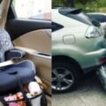 一張照片告訴你「兒童汽車座椅」有多重要她車禍車被撞成廢鐵，關鍵2分鐘幫孩子逃過一劫
