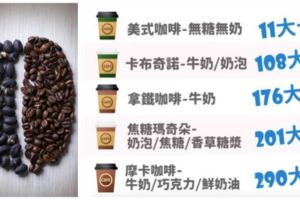 咖啡熱量大不同，點錯肥2倍！推薦4款「養生」咖啡喝法