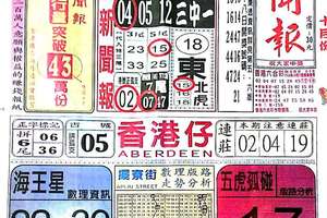 10/22  中國新聞報-六合彩參考