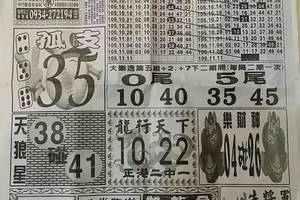 11/11  中國新聞報-大樂透參考