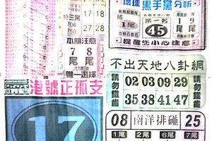 12/15  中國新聞報-六合彩參考