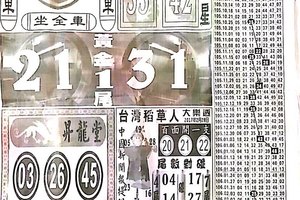 2/28  中國新聞報-大樂透參考