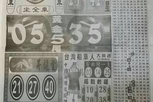 3/28  中國新聞報-大樂透參考