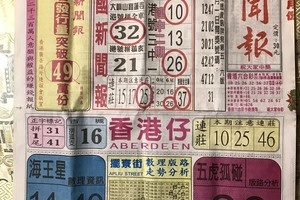 8/3  中國新聞報-六合彩參考