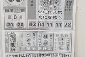 12/21-12/22  今彩好報-今彩539參考