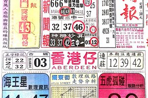 11/8  中國新聞報-六合彩參考