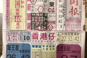 8/12  中國新聞報-六合彩參考