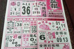 10/27-10/28  公益報-今彩539參考~祝大家中獎