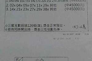 11/21  六合彩通告.jpg祝大家中獎.jpg