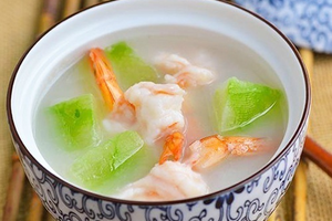 蝦仁冬瓜湯，好吃又簡便的家常菜