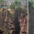 「中國最危險村莊」就在1700公尺高峭壁上　13名壯漢劈開岩石「鑿出山路」成世界奇蹟