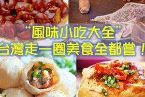 “風味小吃大全”台灣走一圈美食全都嘗