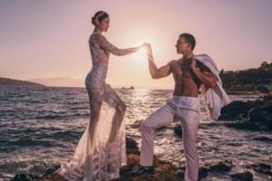 劉畊宏結婚10年拍「紀念婚紗」尺度超大！愛妻「薄紗透視裝」展現超辣身材…網友讚看不出是三個小孩的媽！