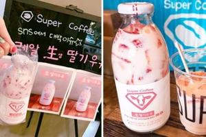 超夯「生草莓牛奶」讓韓妞在IG狂洗版　好消息「台灣有2家店可以喝到」